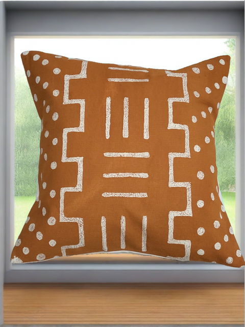 Handmade Boho Lines Pillow Cover