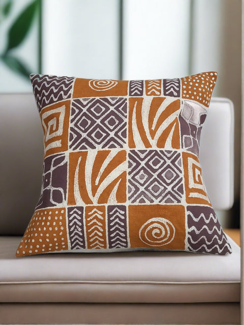 Boho Geometric Pillow Cover