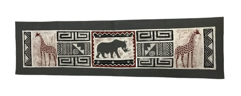 Textile Wall Hanging: Blended Safari Design