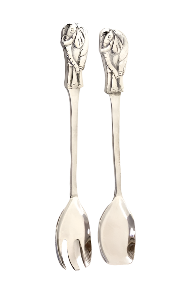 Long Metal Salad Tosser