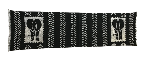 Textile Wall Hanging: Elephant Stripes Design
