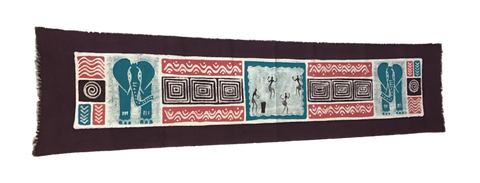 Textile Wall Hanging: Blended Safari Design