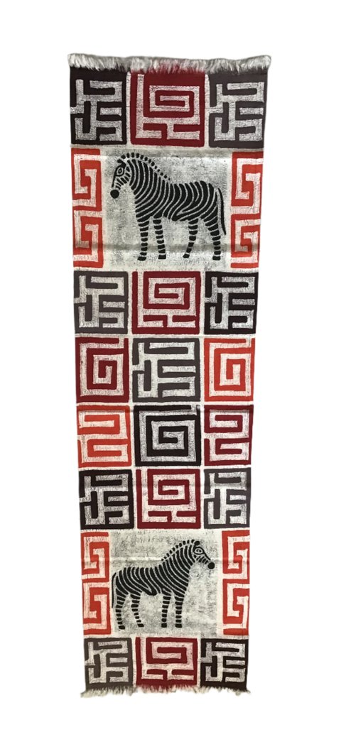 Textile Wall Hangings: Zebra Maze Design