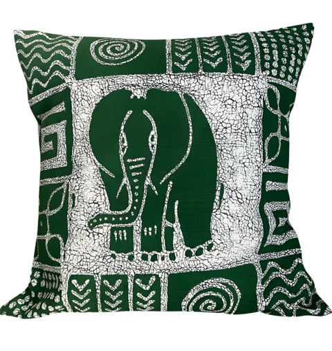 Boho Geometric Elephant Pillow Cover