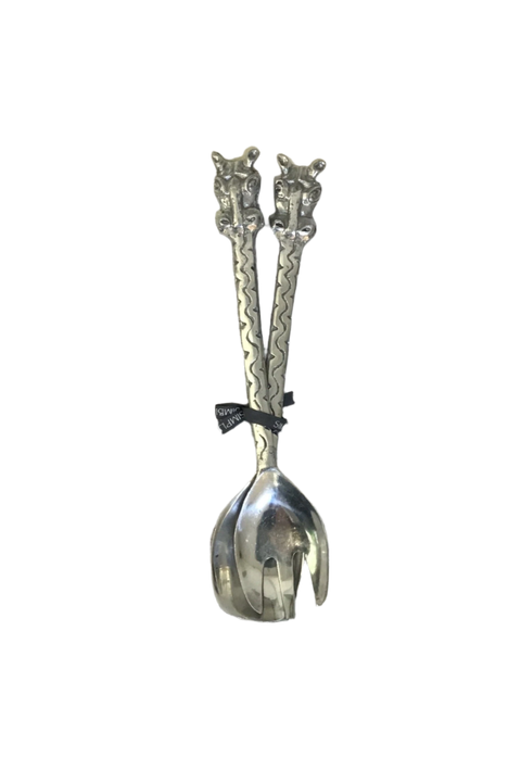 Metal Salad Tosser (Long Handle)