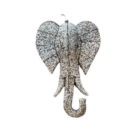 Beaded Hanging Elephant Decor