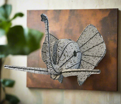 Beaded Hanging Elephant Decor