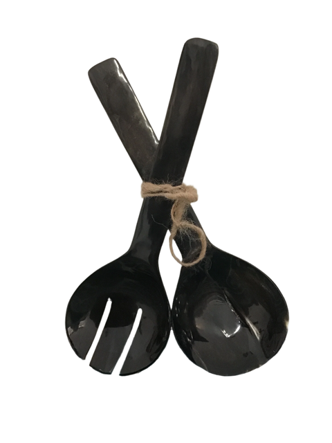 Cowhorn Salad Spoons